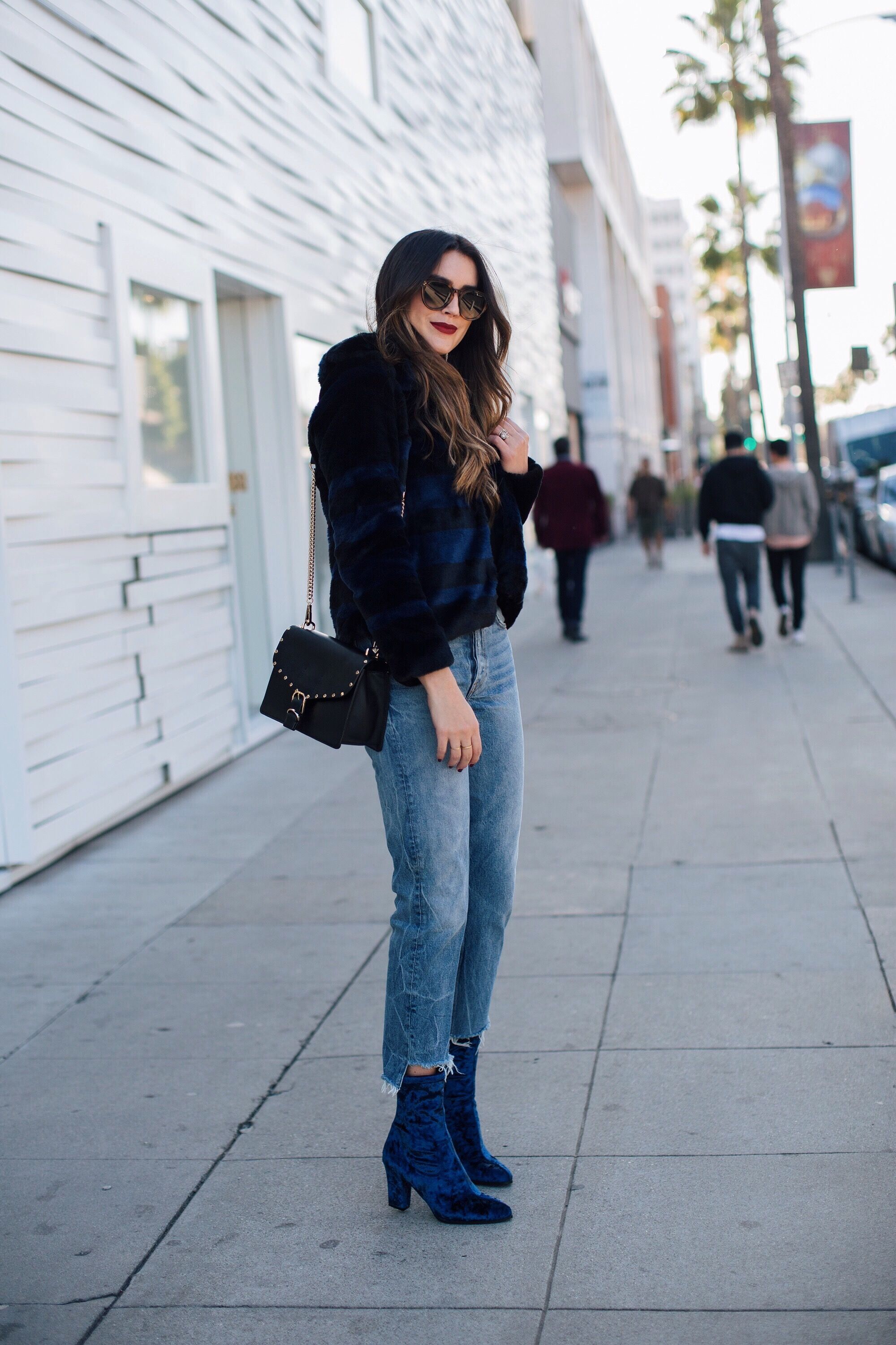 blue boots outfit ideas 0027