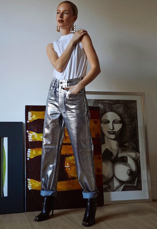 bold Metallic outfit ideas for events