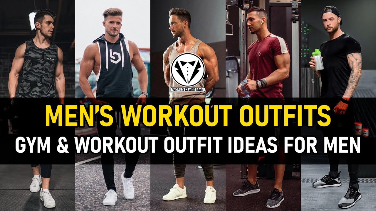 breathable men's workout outfit ideas for high-intensity training