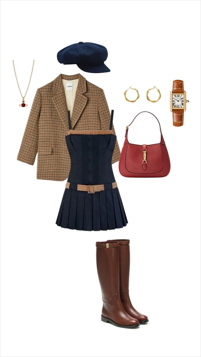 brown boots outfit ideas 0017