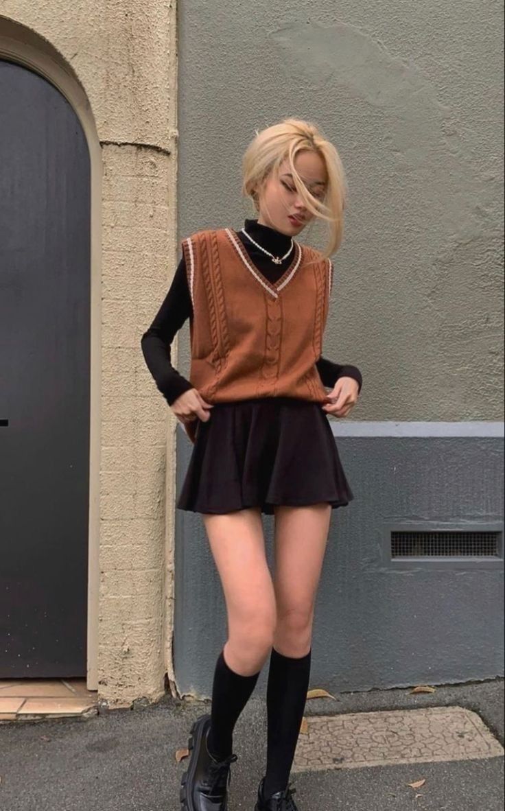 brown boots outfit ideas 0043