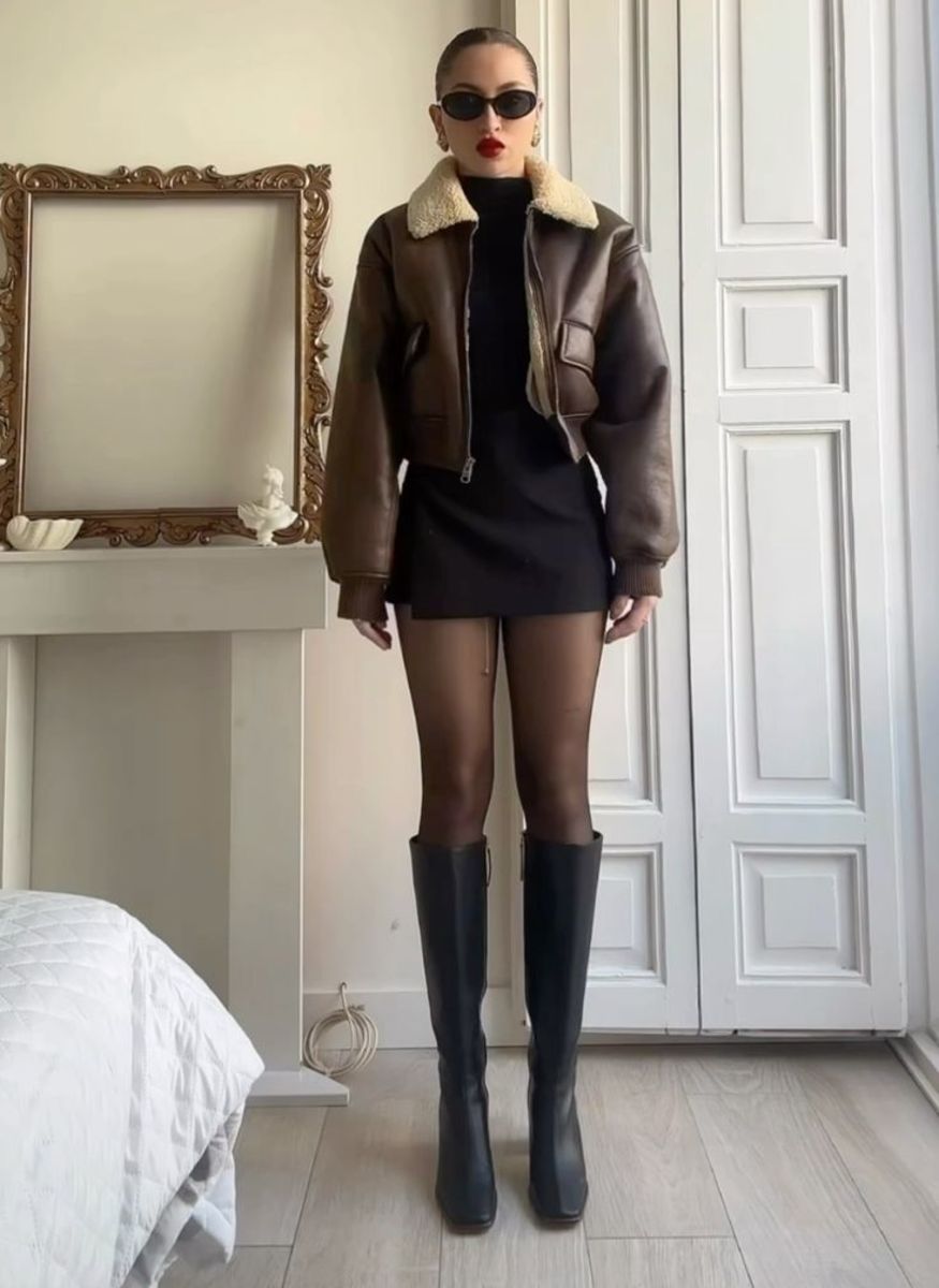 brown boots outfit ideas 0055