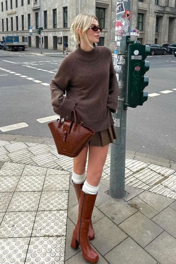 brown boots outfit ideas 0088