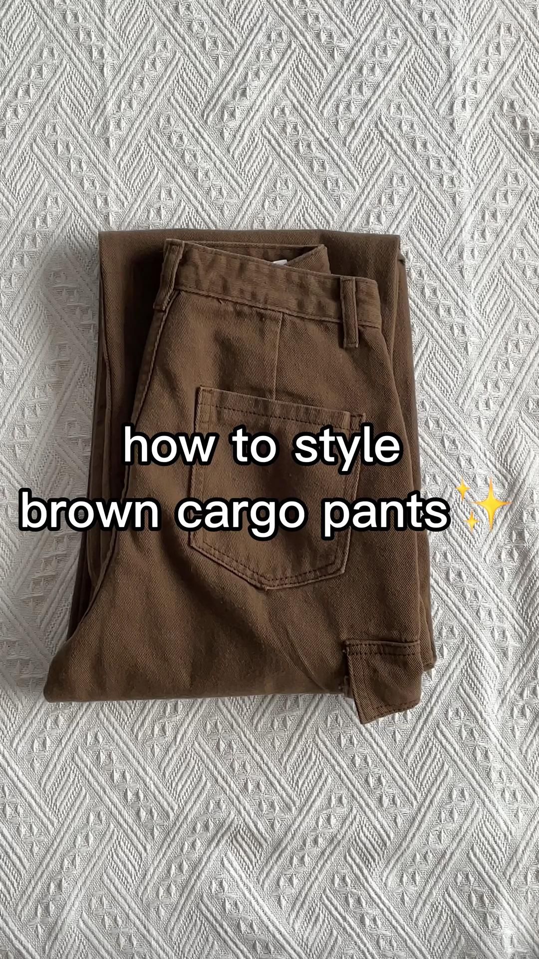 brown cargo pants outfit ideas 0011