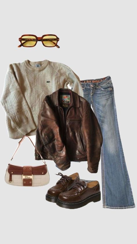 brown jacket outfit ideas 0056