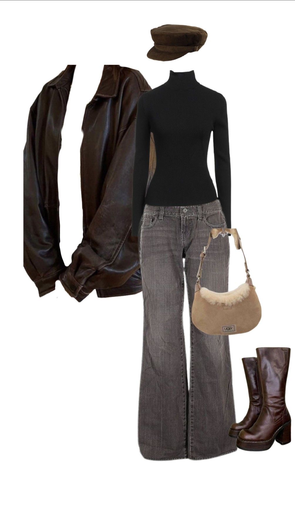 brown jacket outfit ideas 0085