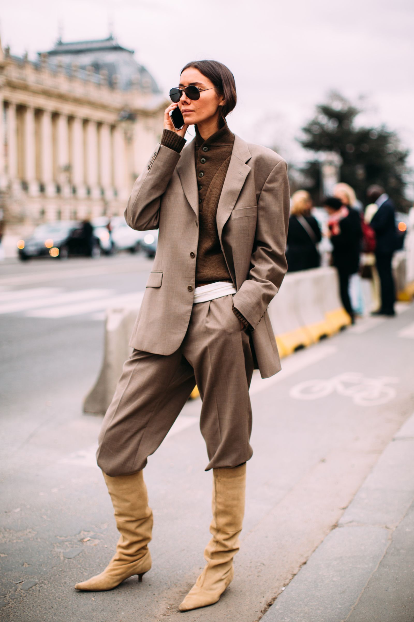 brown knee high boots outfit ideas 0061