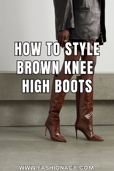 brown knee high boots outfit ideas 0070