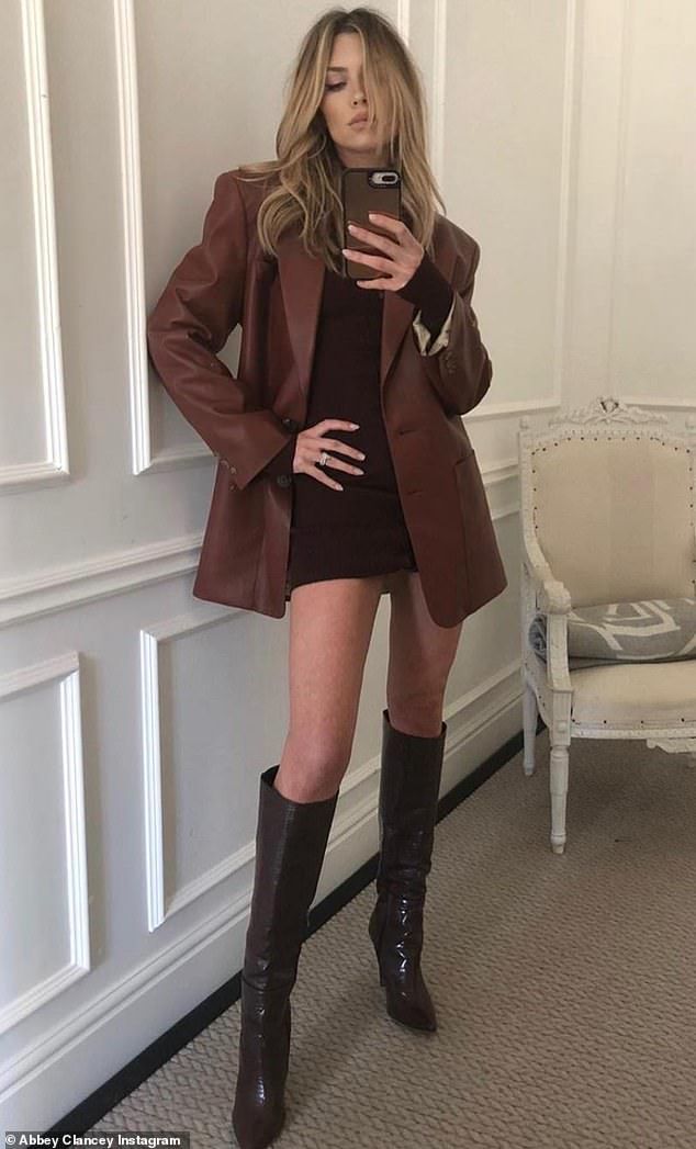 brown knee high boots outfit ideas 0079