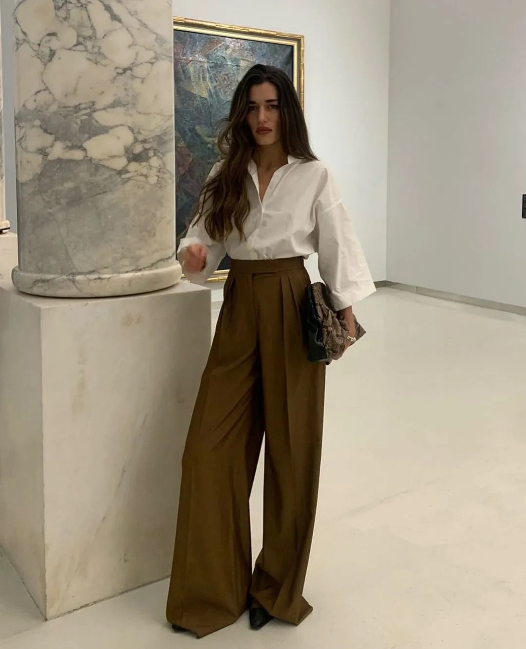 brown pants outfit ideas 0011