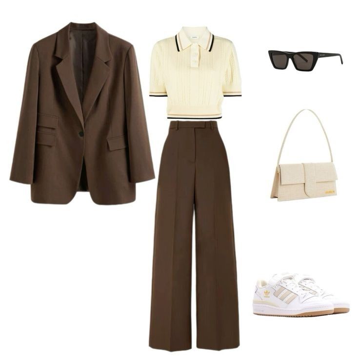 brown pants outfit ideas 0025