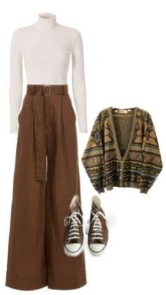 brown pants outfit ideas 0028