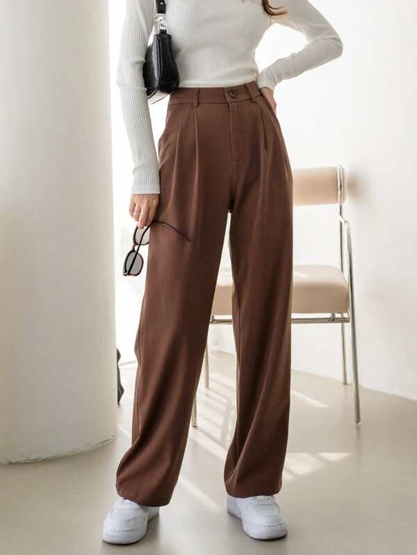 brown pants outfit ideas 0038