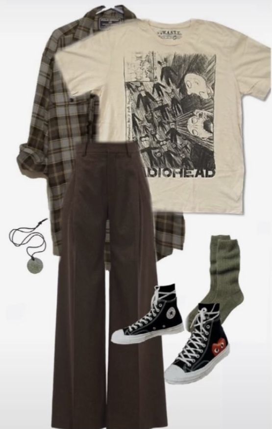 brown shirt outfit ideas 0038