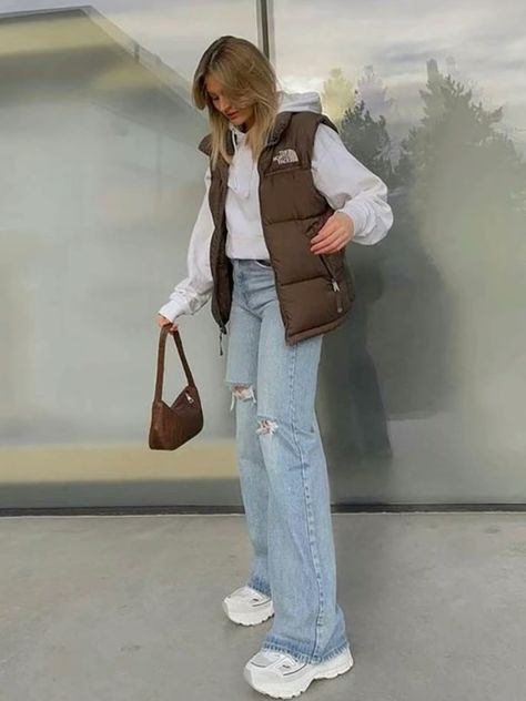 brown vest outfit ideas 0056