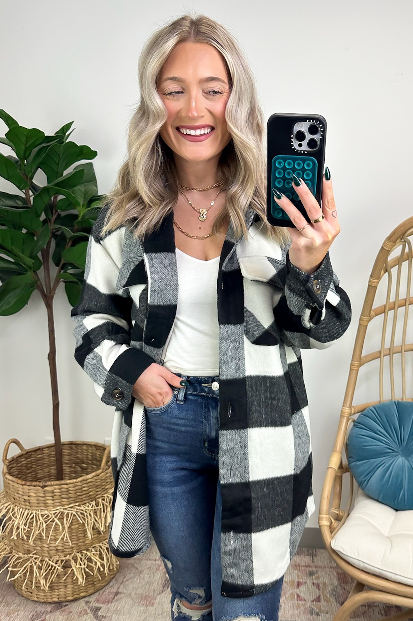 buffalo plaid outfit ideas 0096