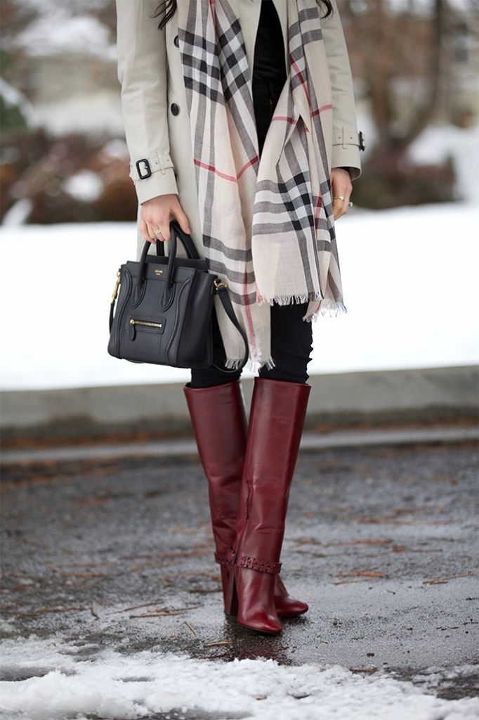 burberry scarf outfit ideas 0045