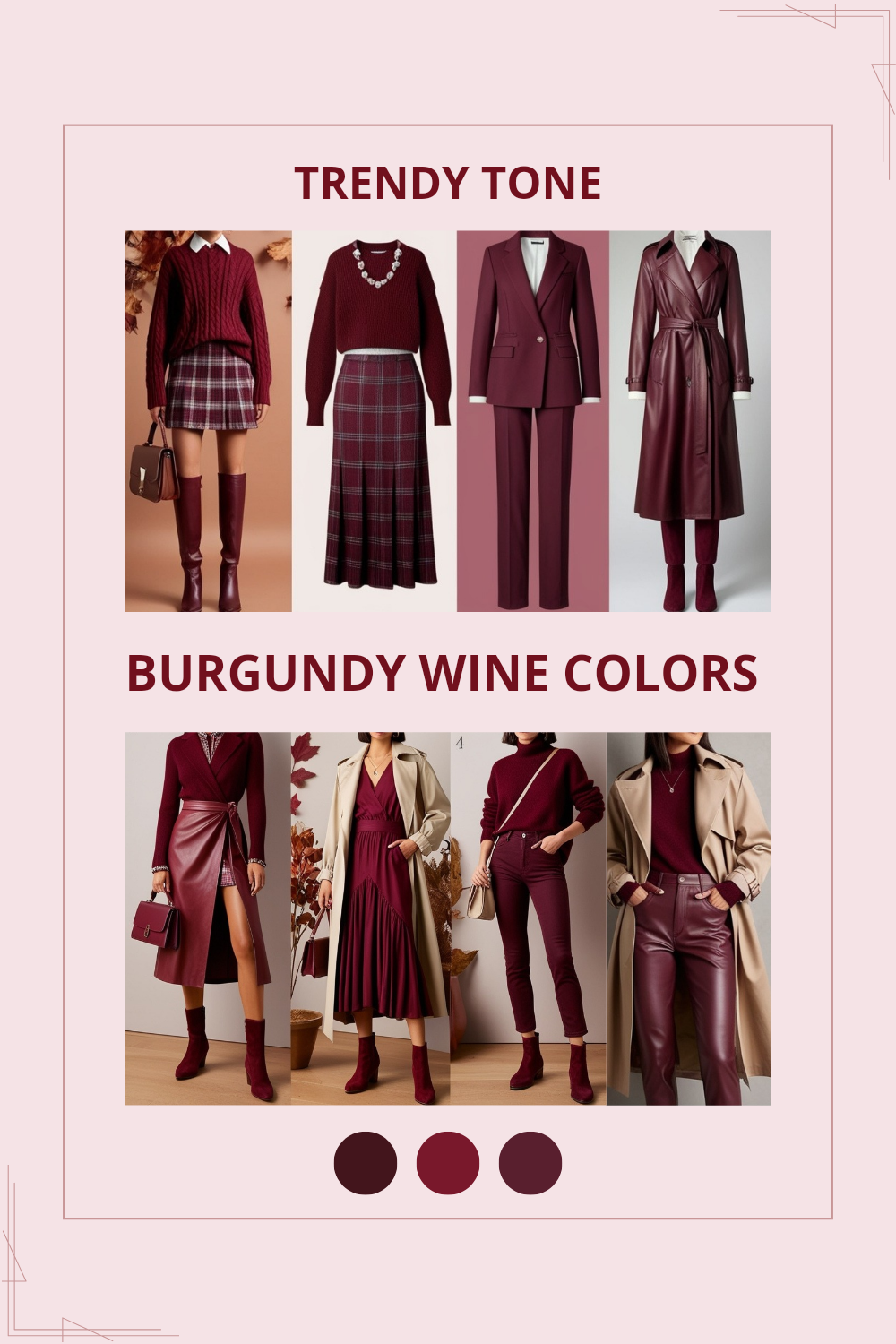 burgundy ankle boots outfit ideas 0052