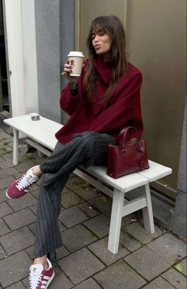 burgundy fall outfit ideas 0025