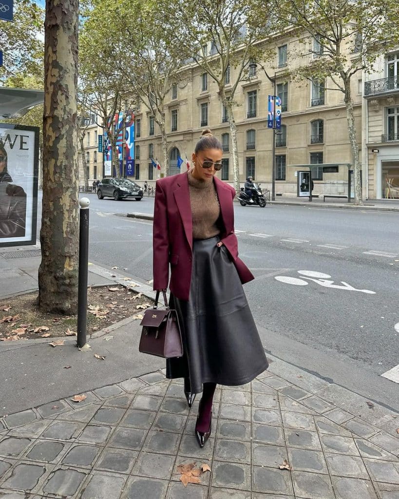 Burgundy outfit ideas 0014