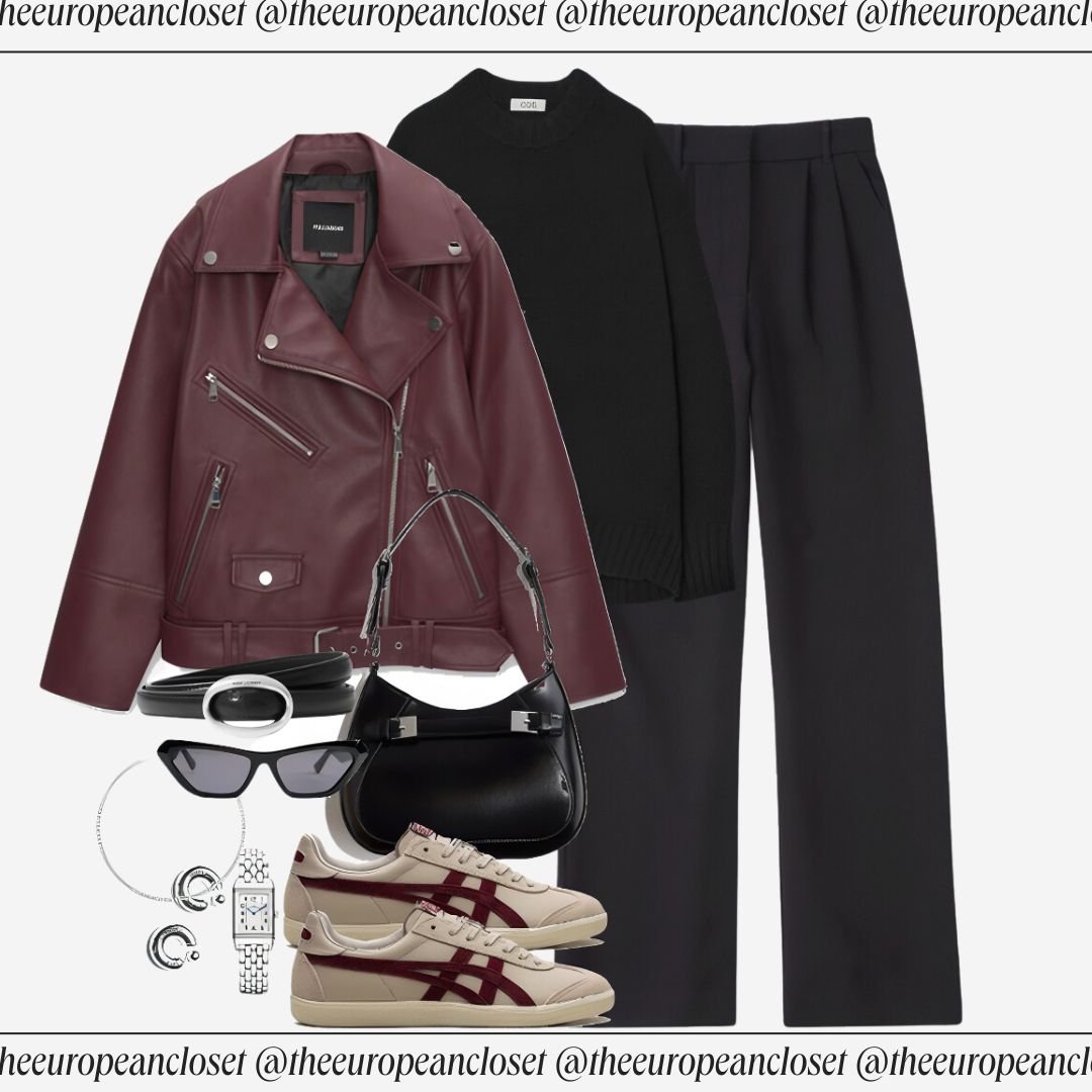 Burgundy outfit ideas 0019