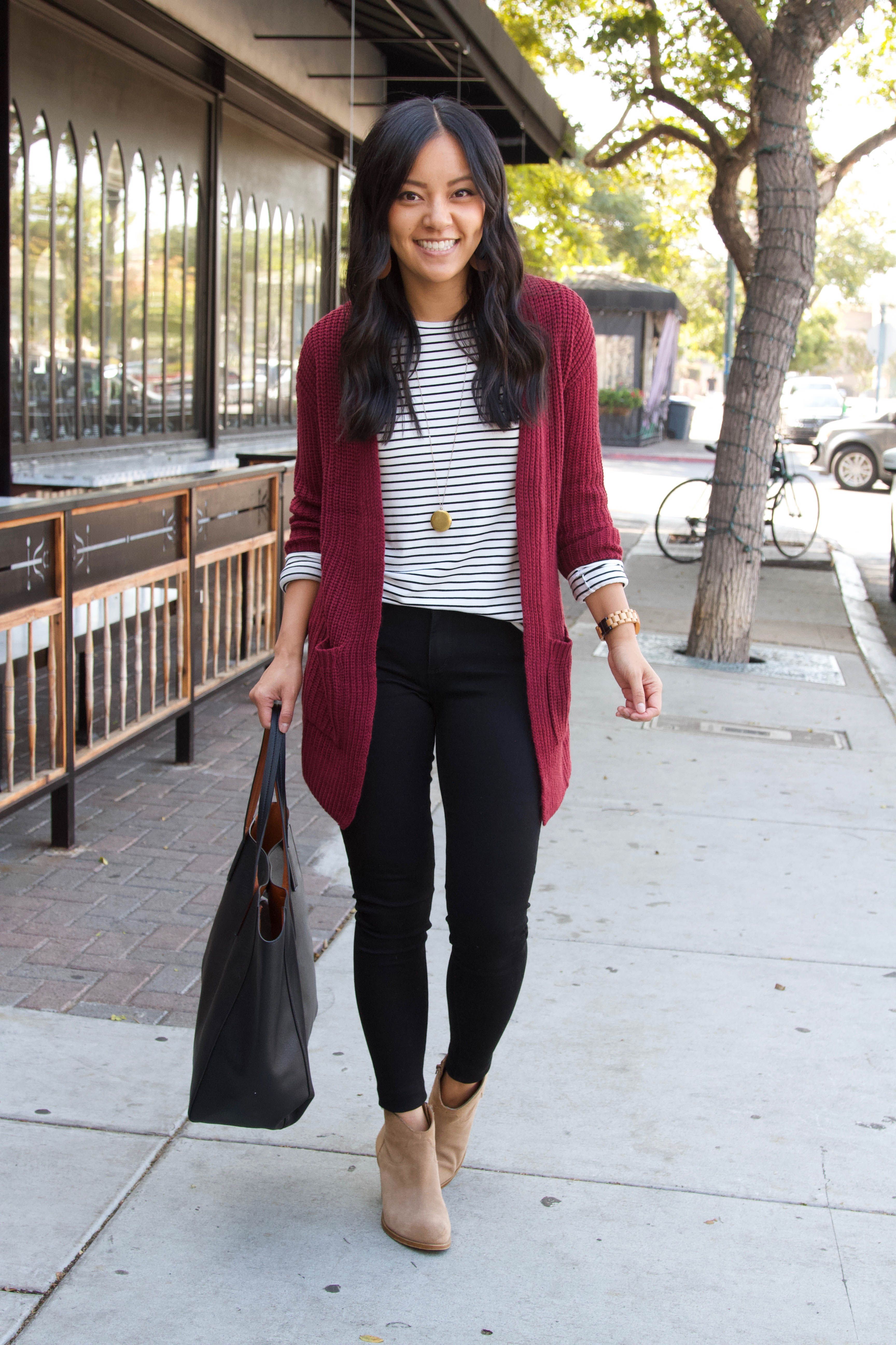 Burgundy outfit ideas 0047