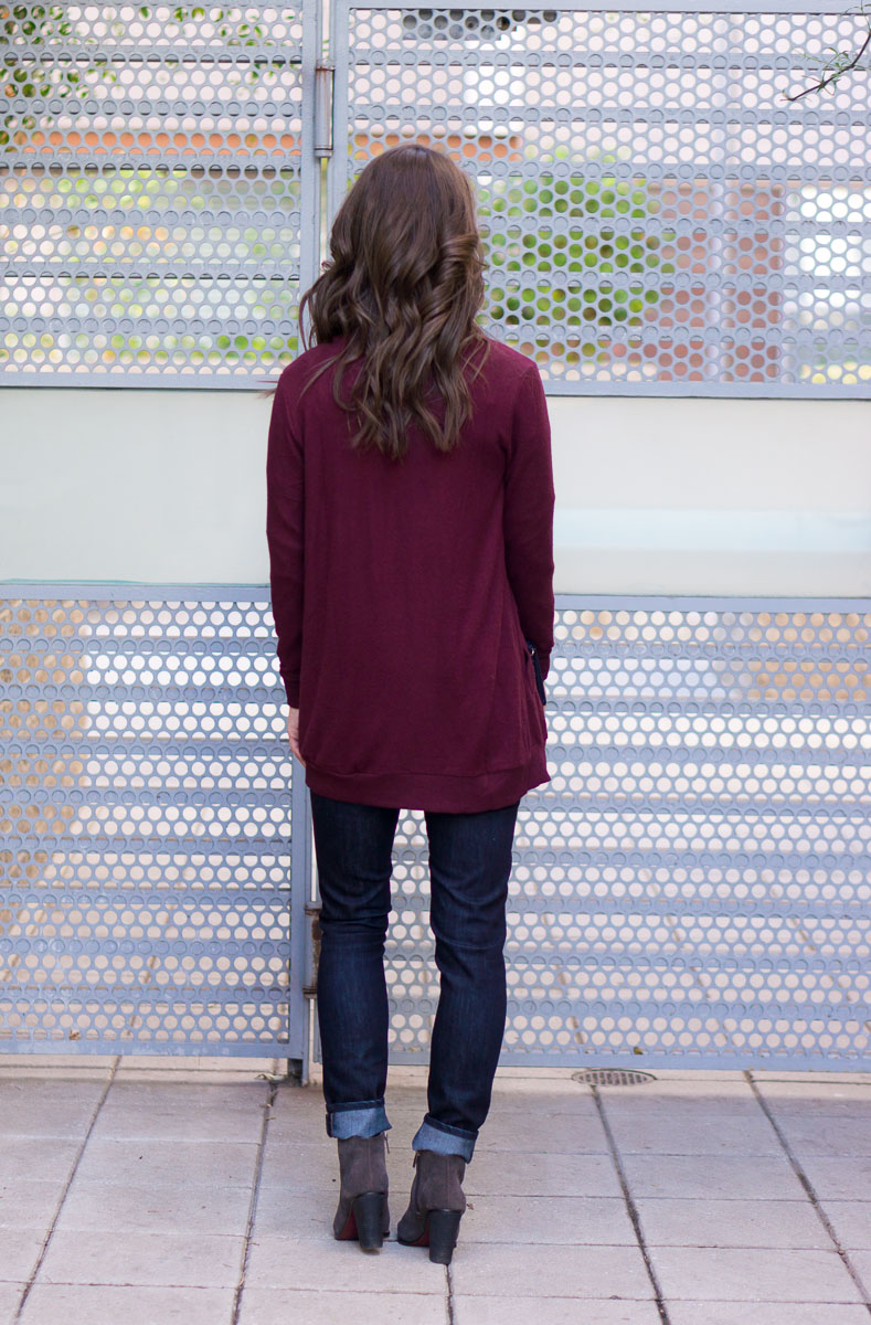 Burgundy outfit ideas 0080