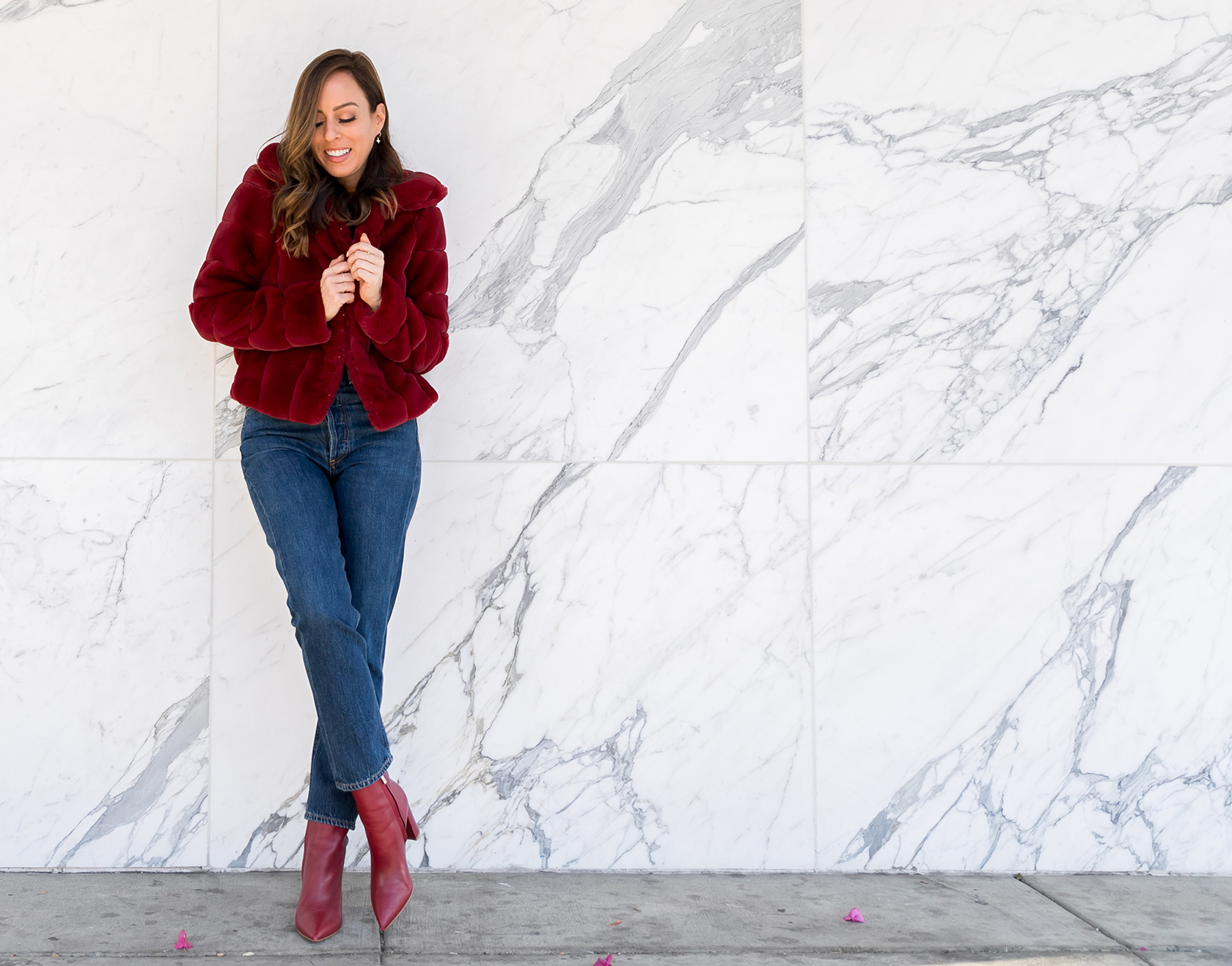 Burgundy outfit ideas 0083