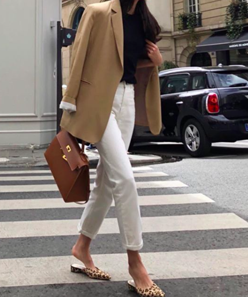 camel blazer outfit ideas 0011