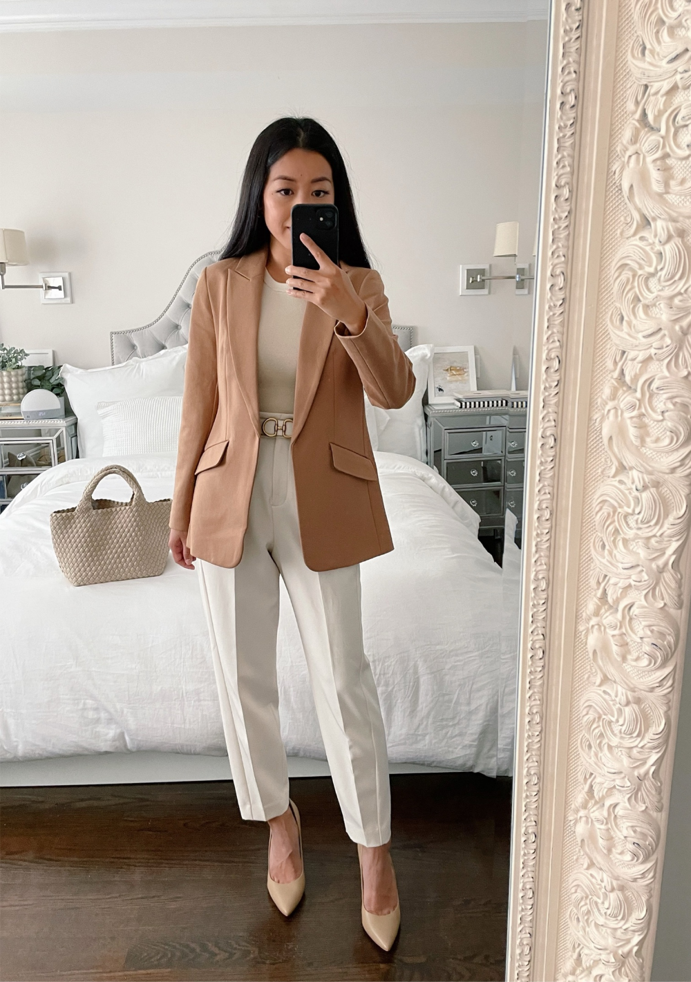 camel blazer outfit ideas 0032