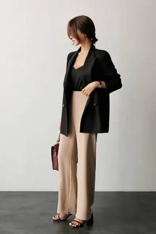 camel blazer outfit ideas 0035