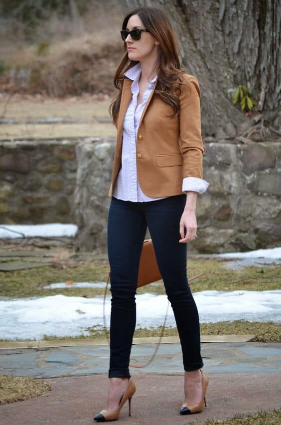 camel blazer outfit ideas 0046