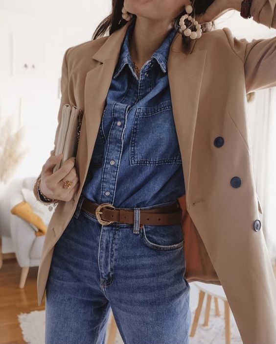 camel blazer outfit ideas 0047