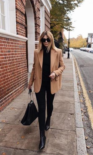 camel blazer outfit ideas 0063