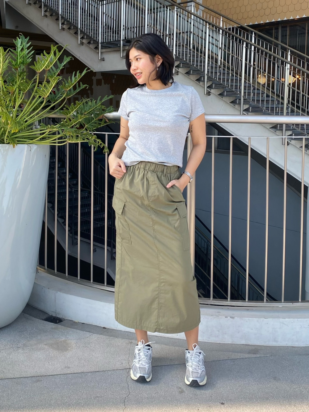 cargo skirt outfit ideas 0014