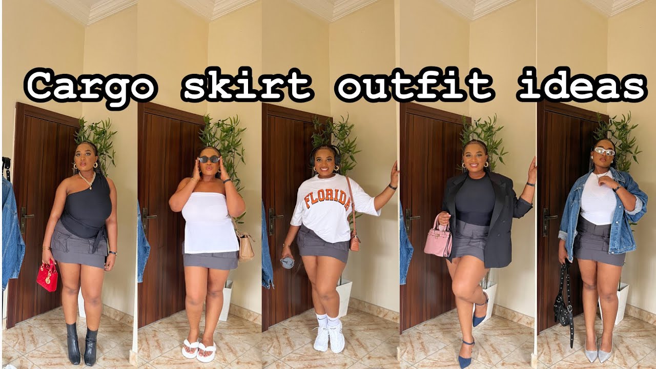 cargo skirt outfit ideas 0030