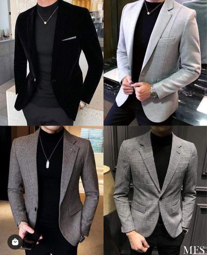 casual black suit outfit ideas for men