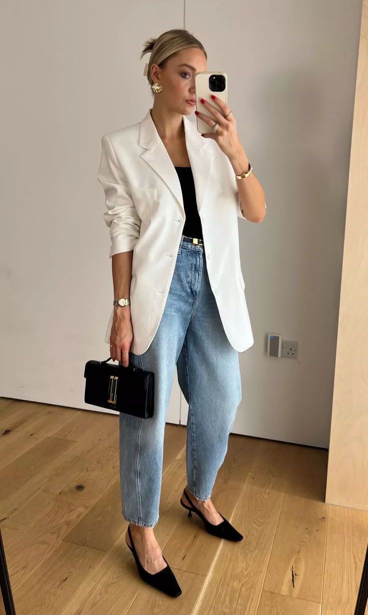 casual blazer outfit ideas for different occasions