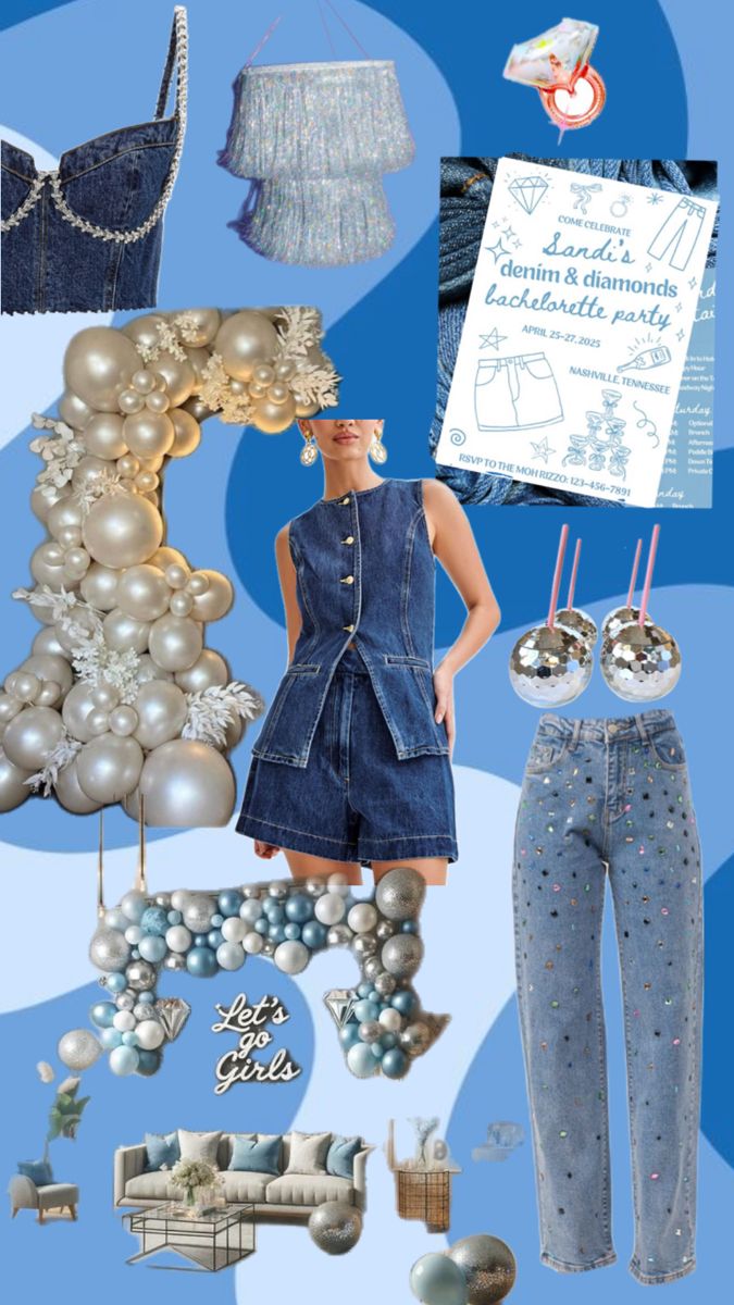 casual denim and diamonds outfits