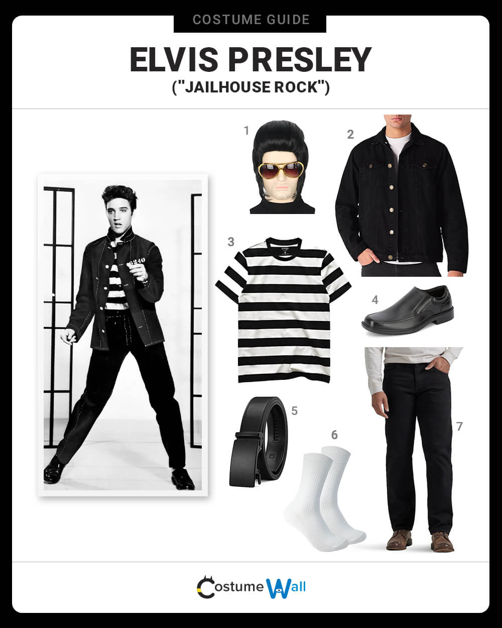 casual Elvis Presley outfit ideas for everyday wear