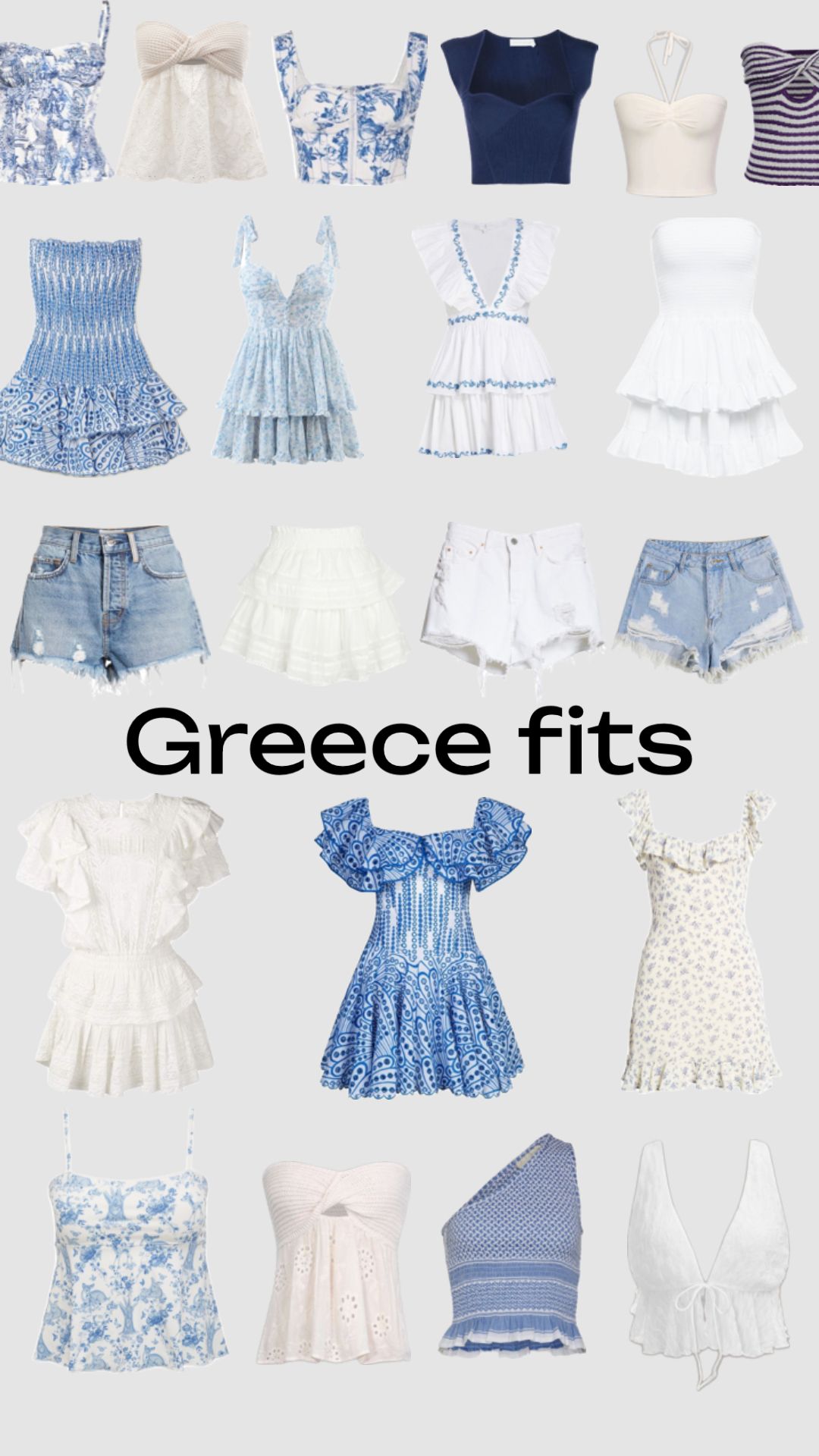 casual Greece outfit ideas for daytime