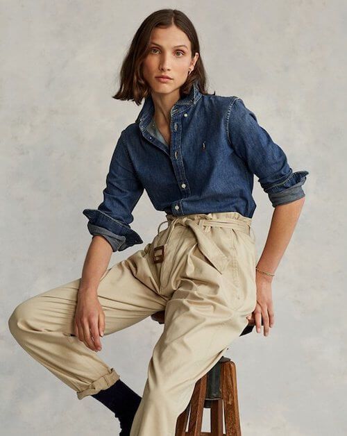 casual polo shirt outfit ideas female