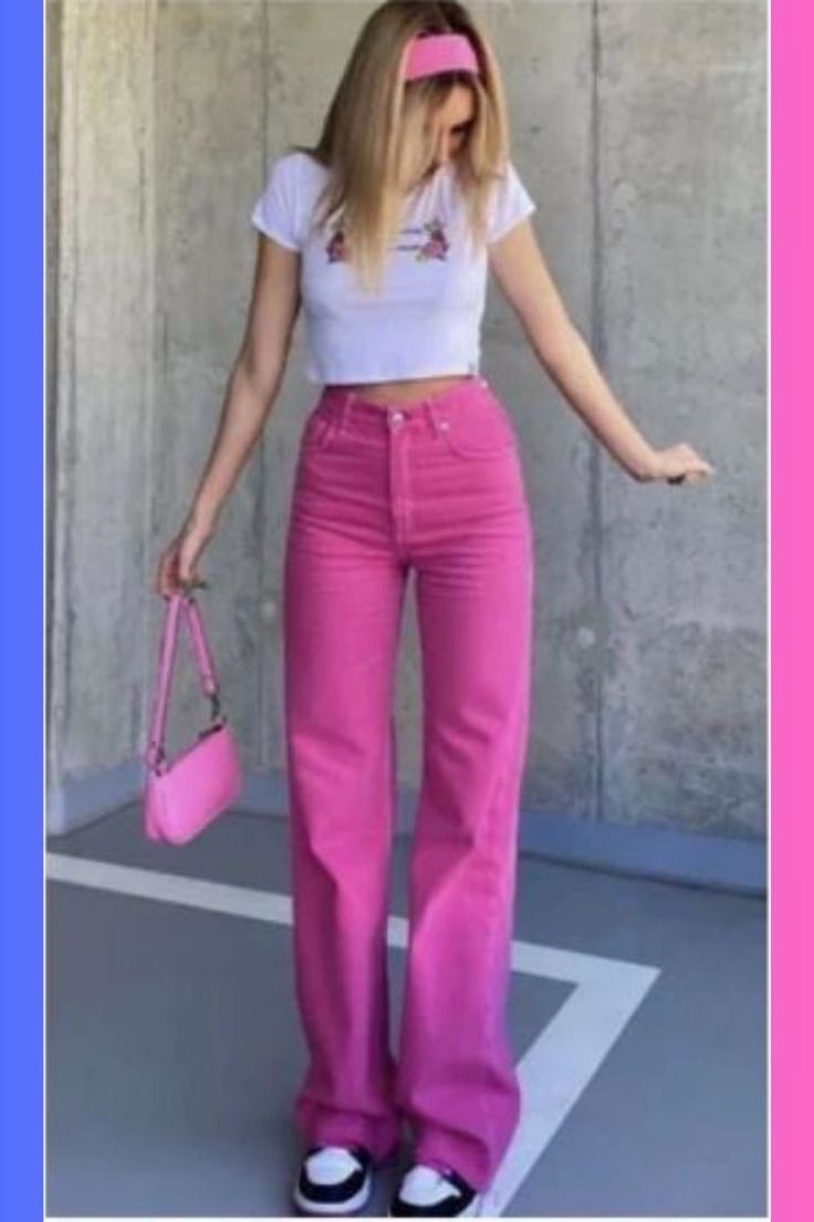 casual shades of pink outfit inspirations