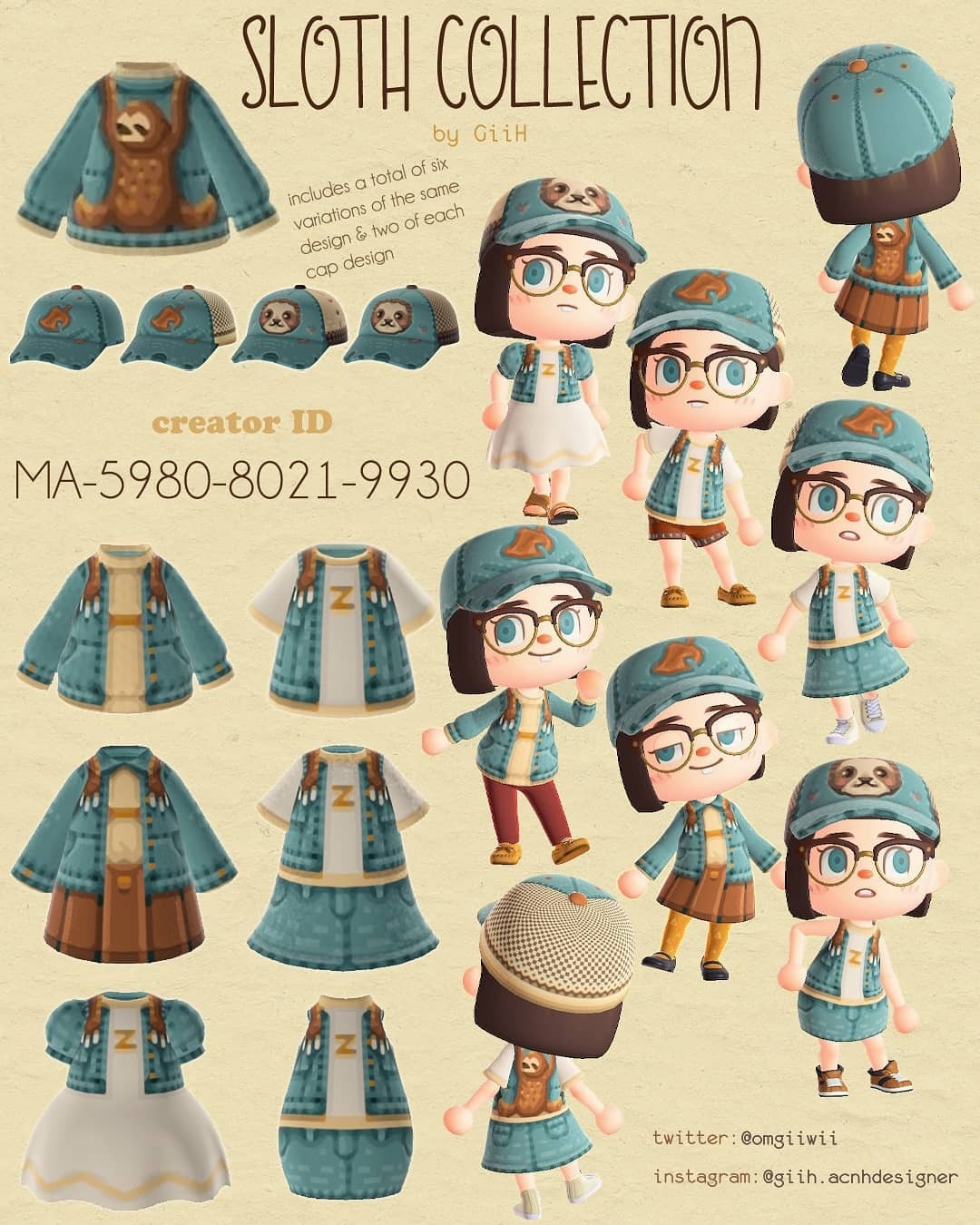 chic animal crossing looks for villagers