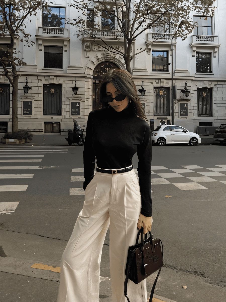 chic black and brown outfit suggestions