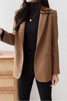 chic black blazer outfit ideas 0041