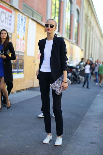 chic black blazer outfit ideas 0083