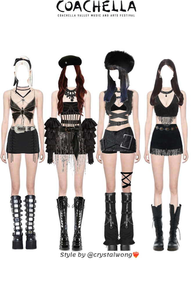 chic blackout outfit styles