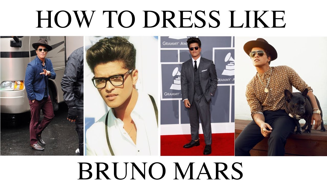 chic Bruno Mars outfit recommendations.