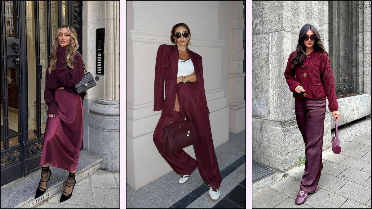 chic Burgundy outfit ideas for events